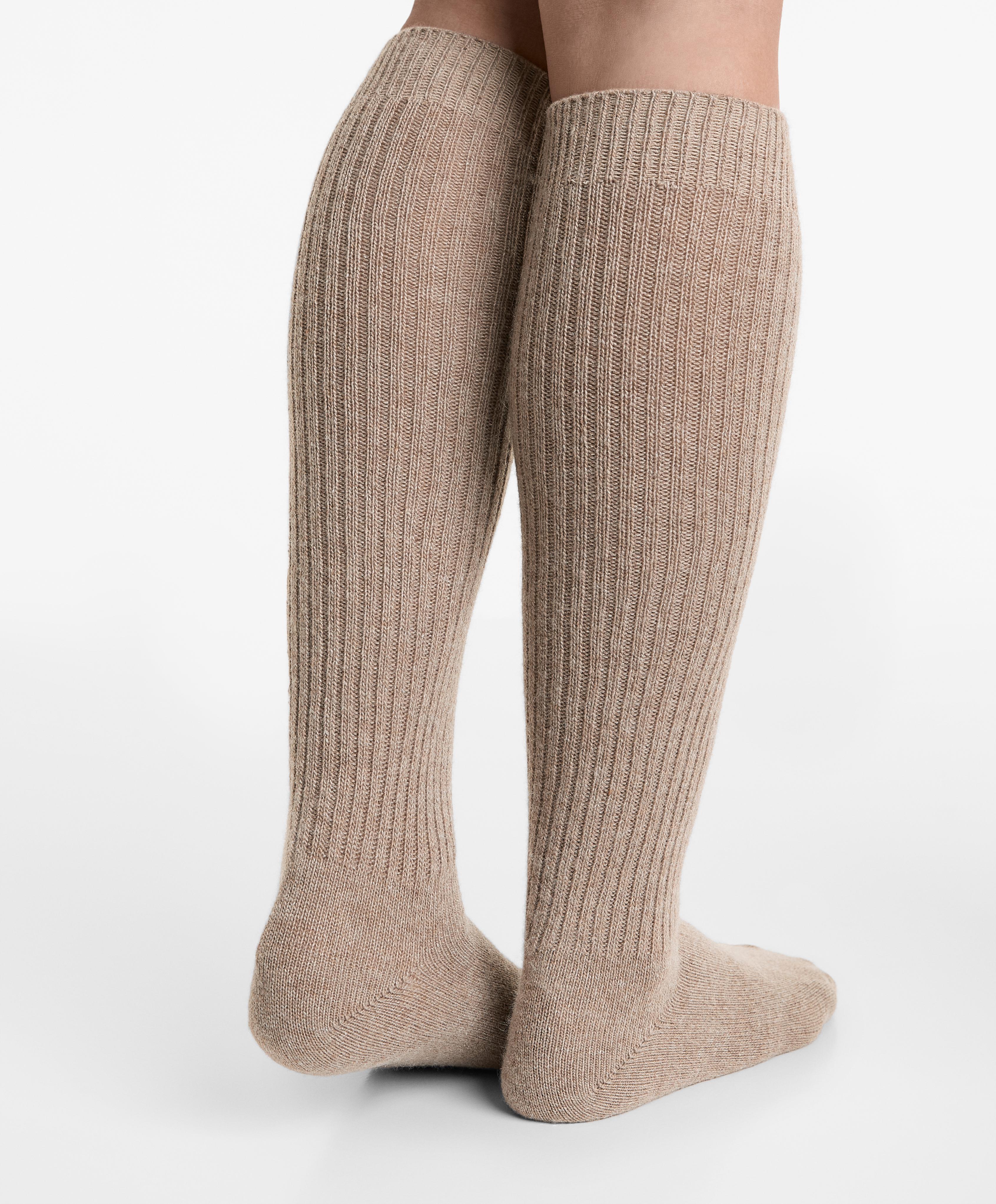 18% cashmere 13% wool long socks