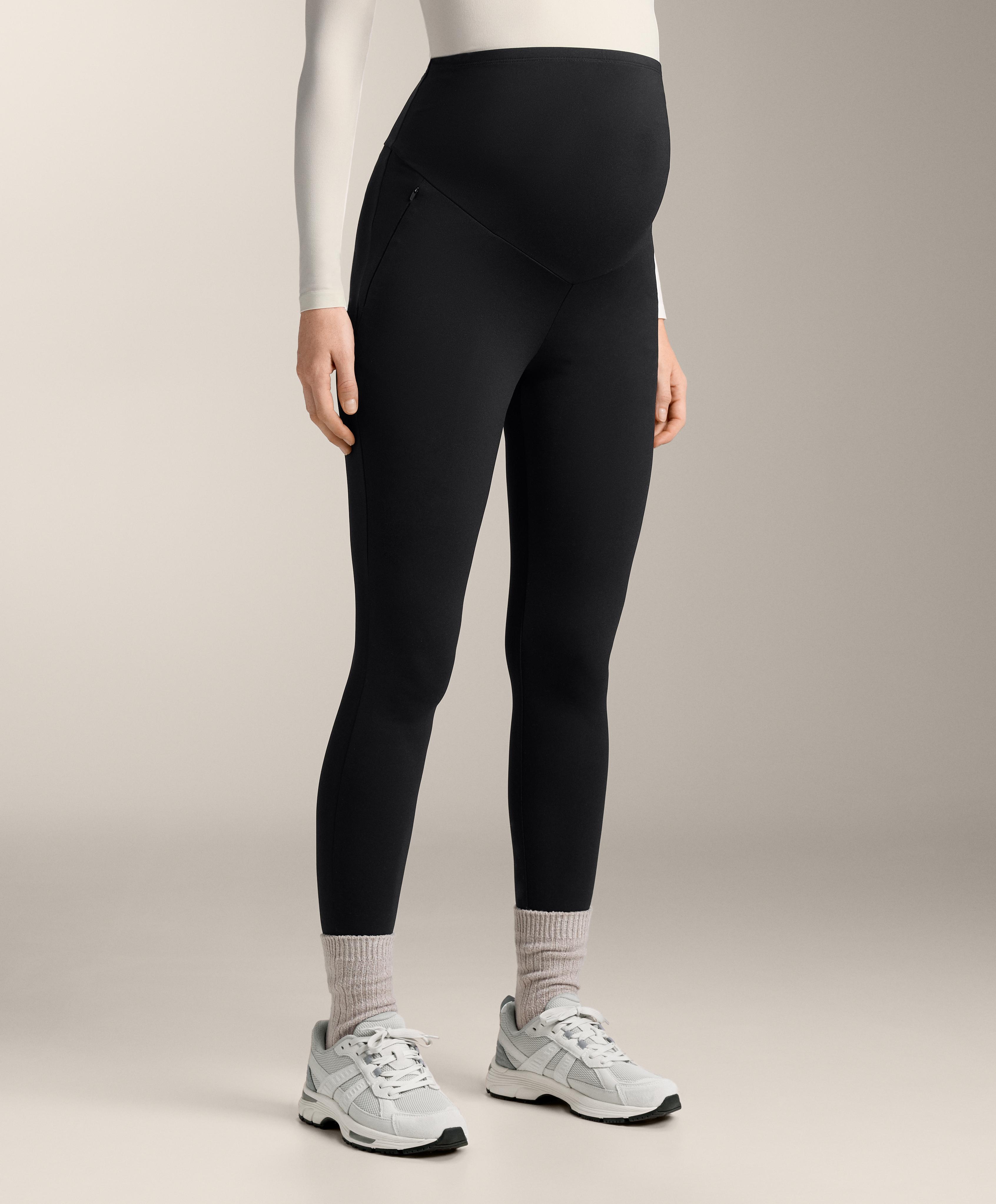 Warm 70cm ankle-length maternity leggings