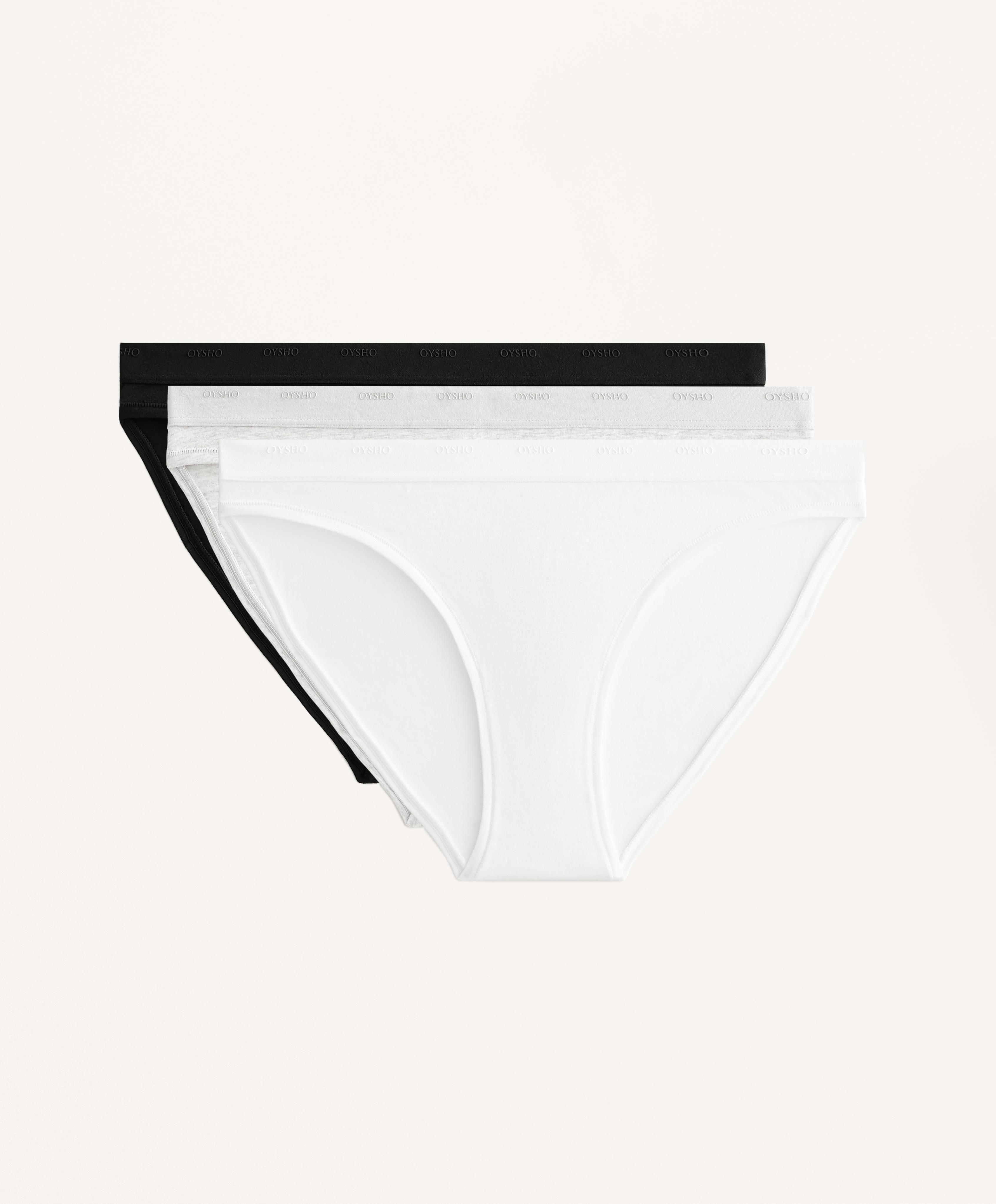 3 classic cotton-blend logo briefs