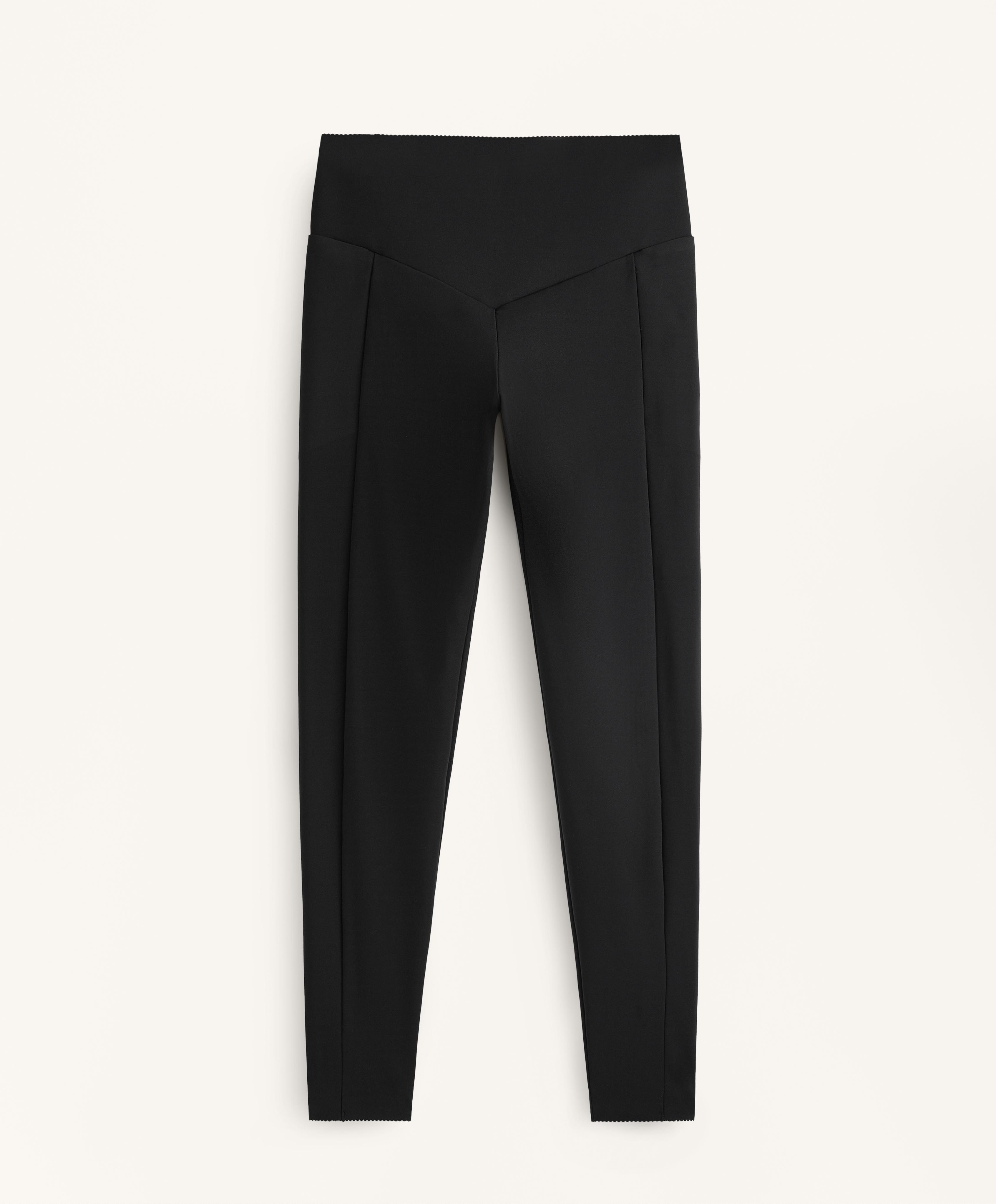 High-rise Compressive ankle-length leggings with pocket
