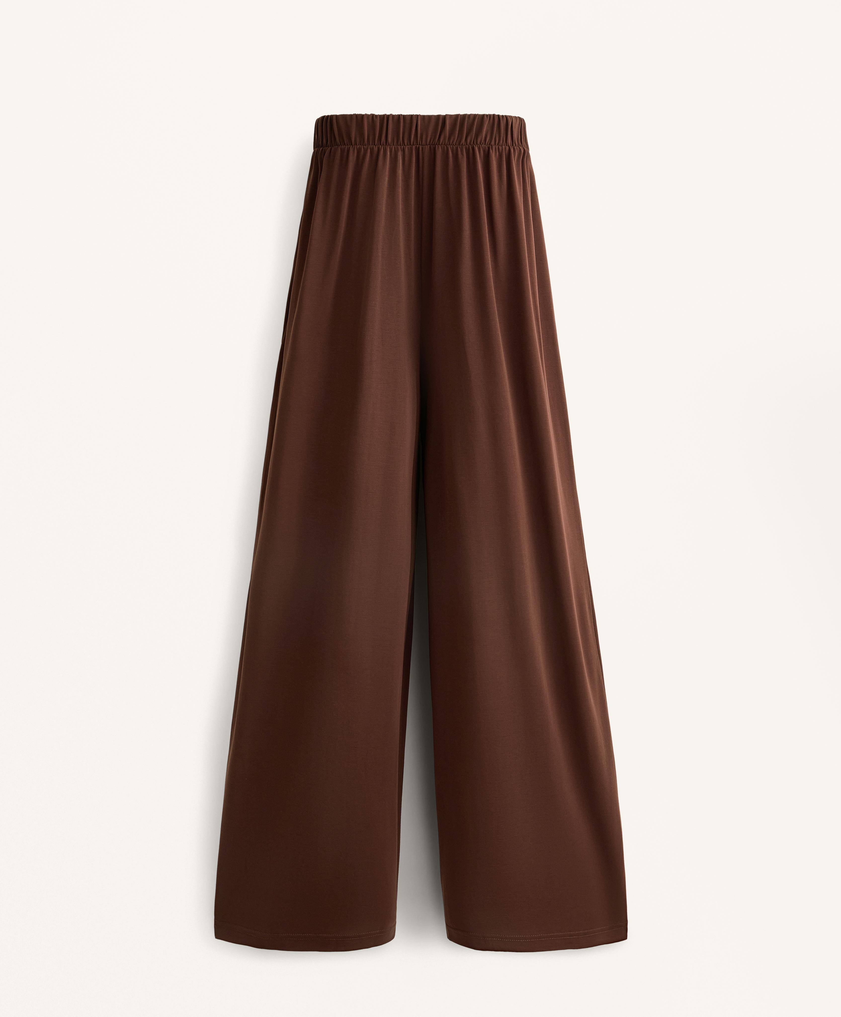 Extra wide modal blend trousers