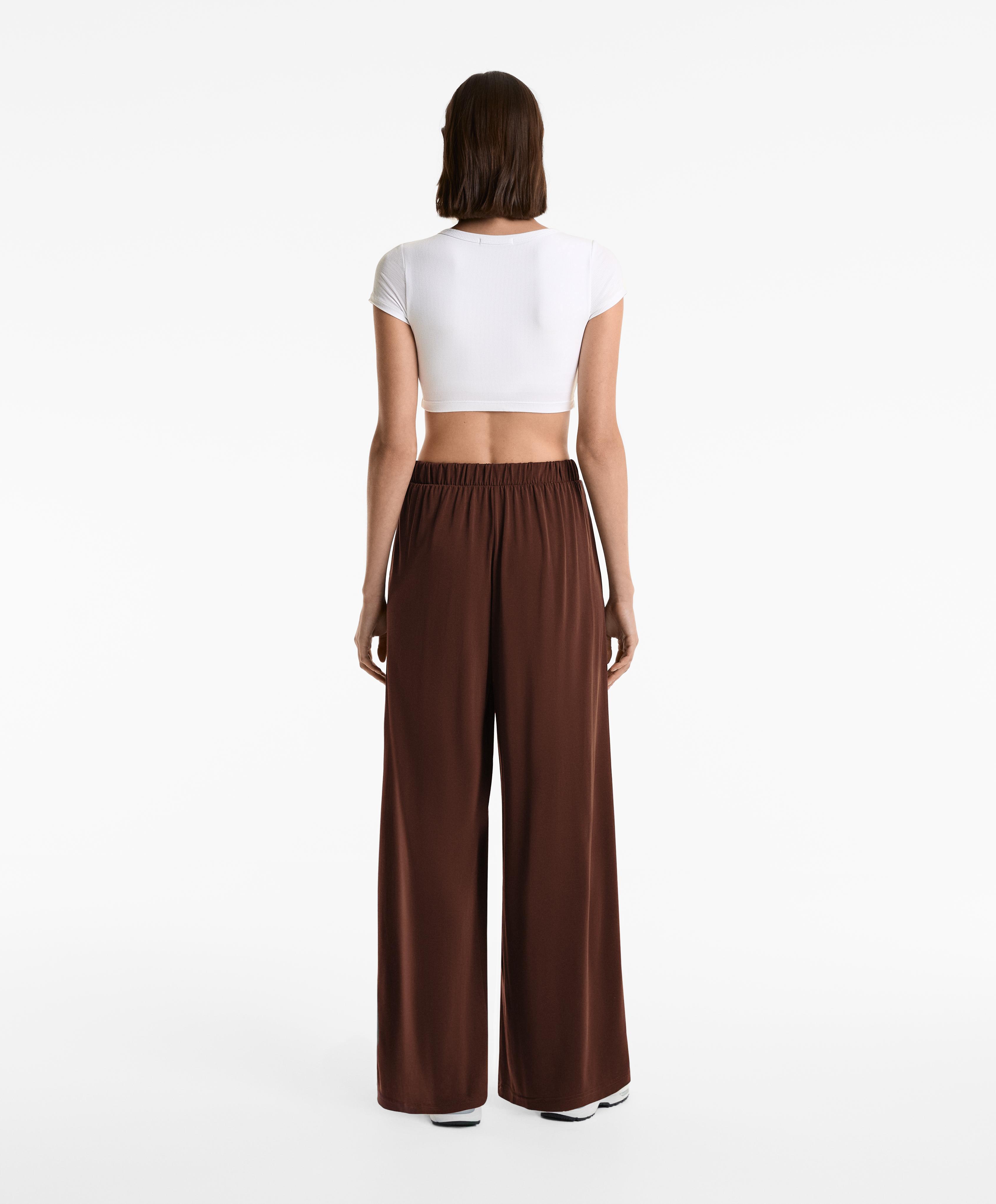 Extra wide modal blend trousers