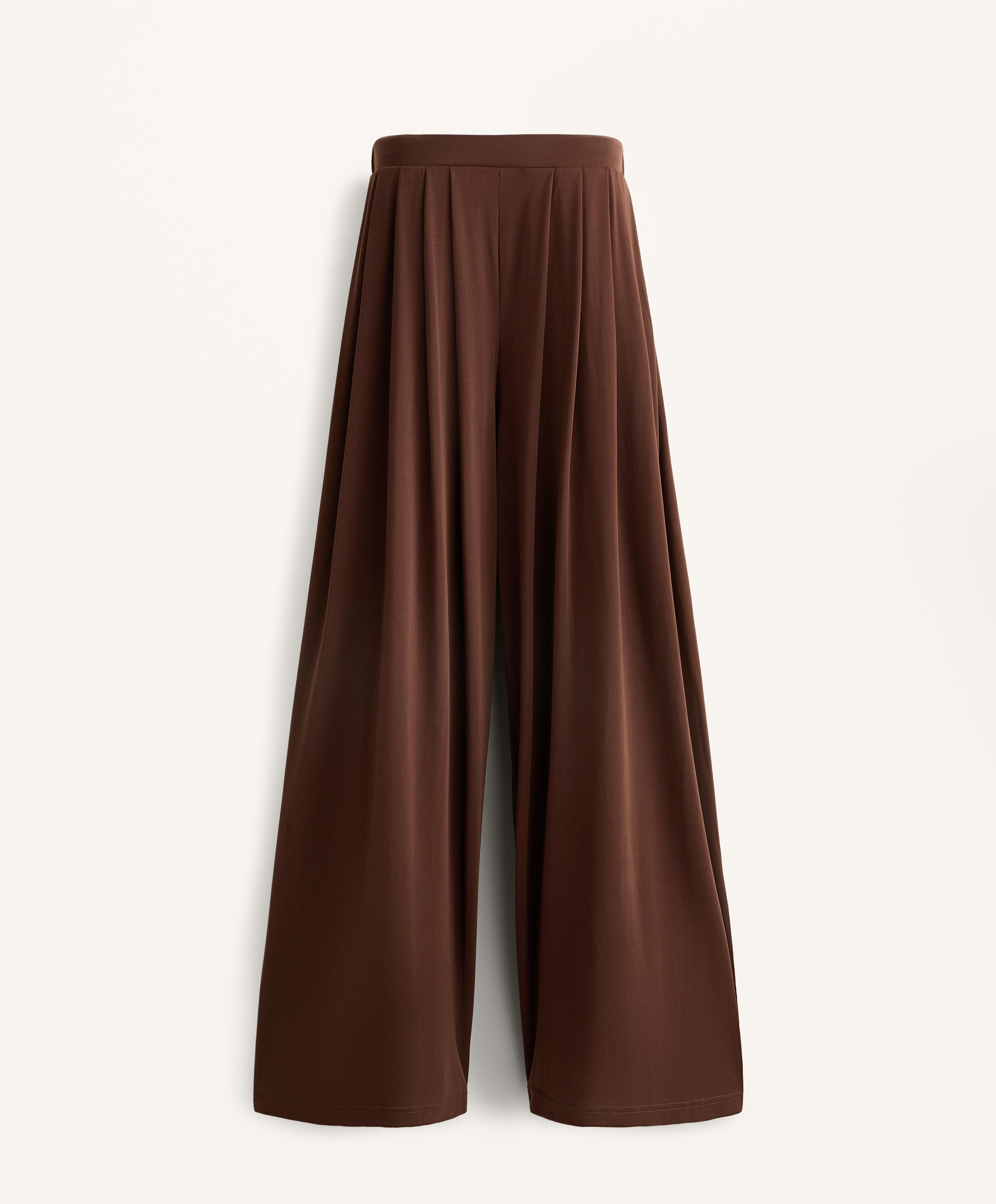 Extra wide modal blend trousers