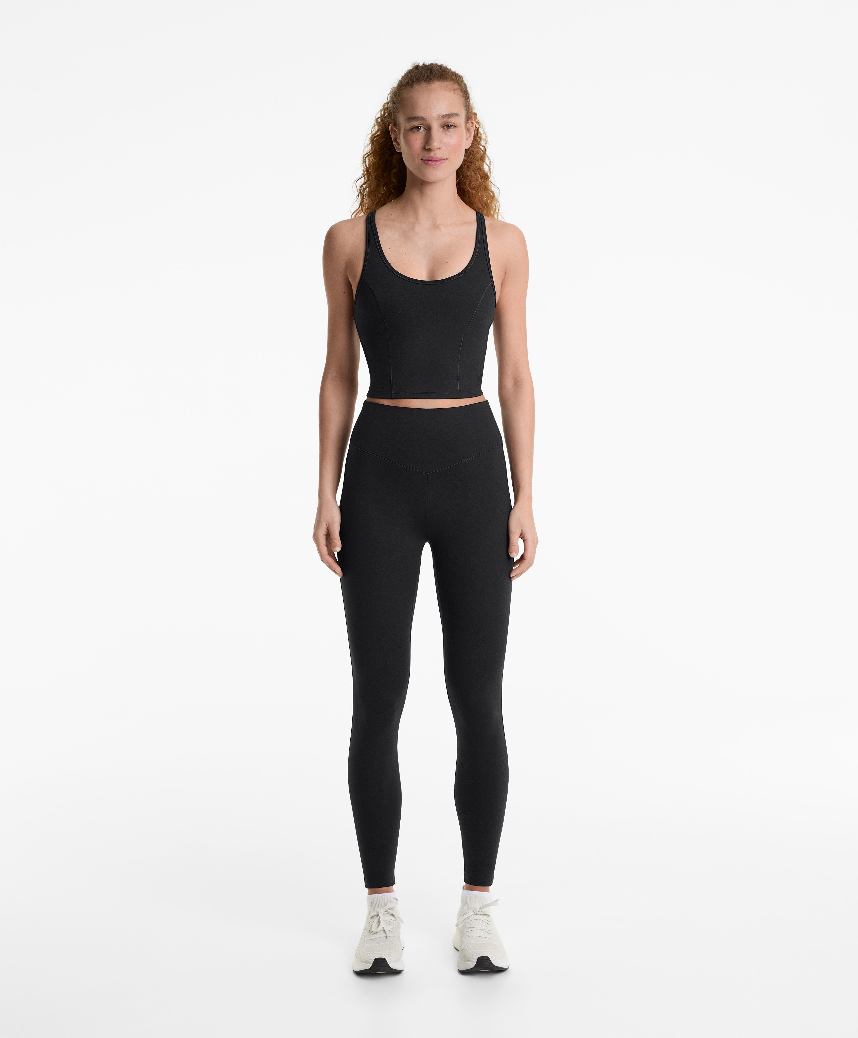 Black evermove high-rise total look